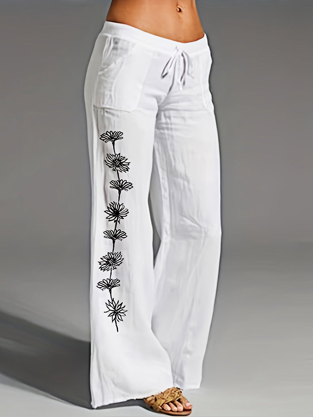 Isla - Pantalon à Jambes Larges