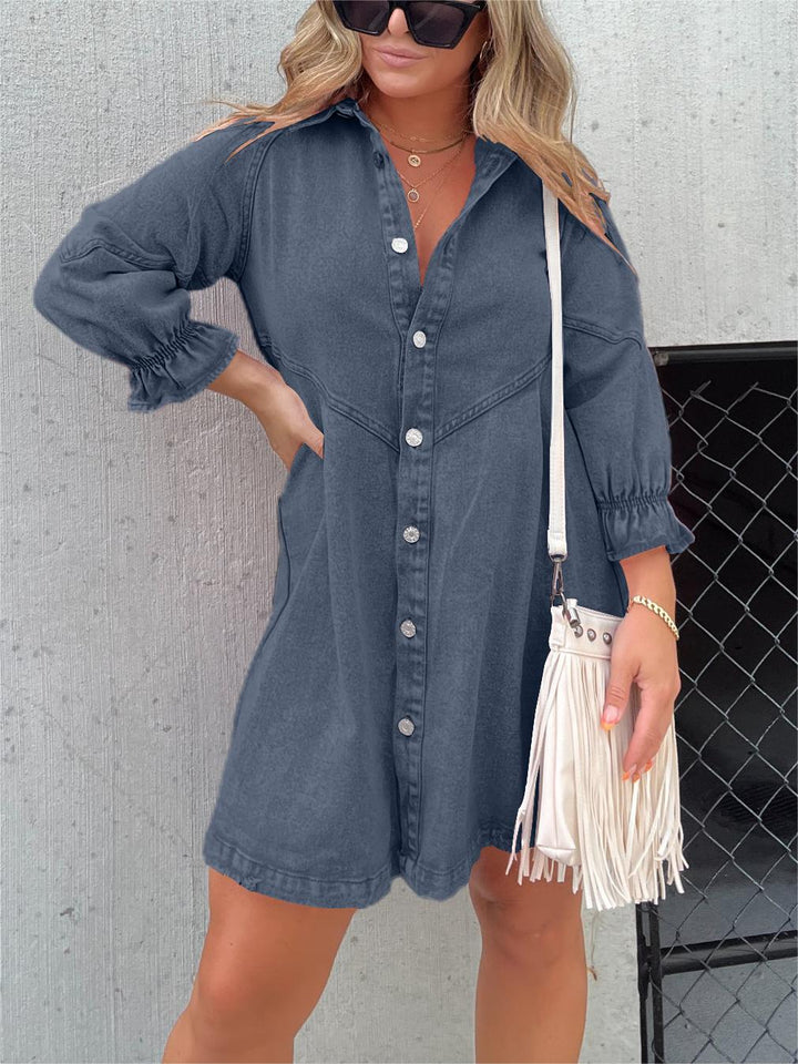 Eliana - Robe en Jean Décontractée