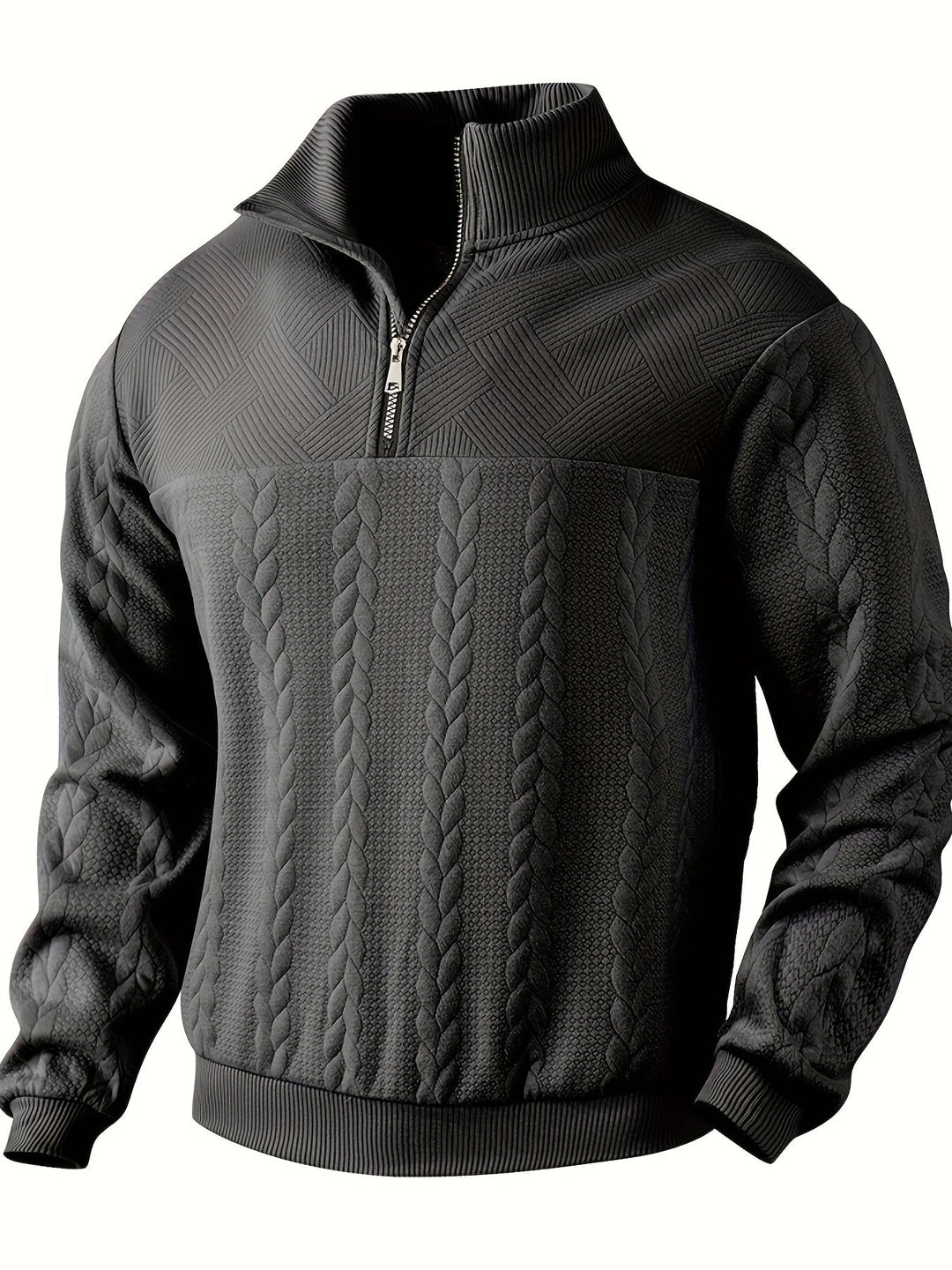 Rafael - Pull vintage zippé pour homme