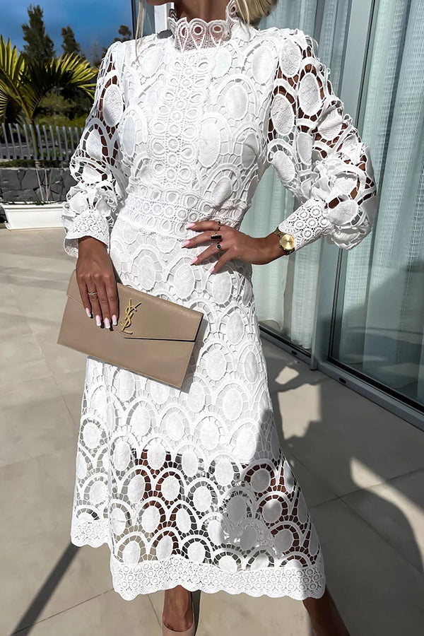 Charlize - Robe en dentelle romantique