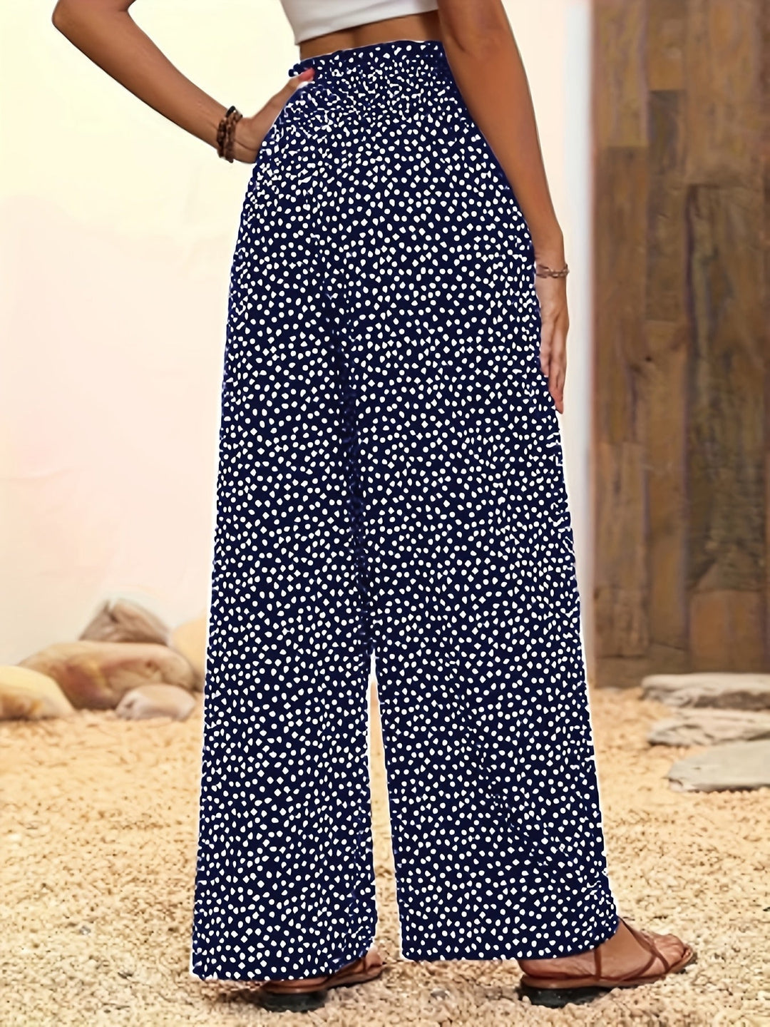 Mira - Pantalon Large Imprimé Intégral