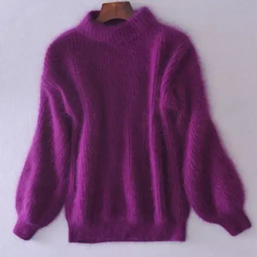Emilie - Pull en laine tricoté ample