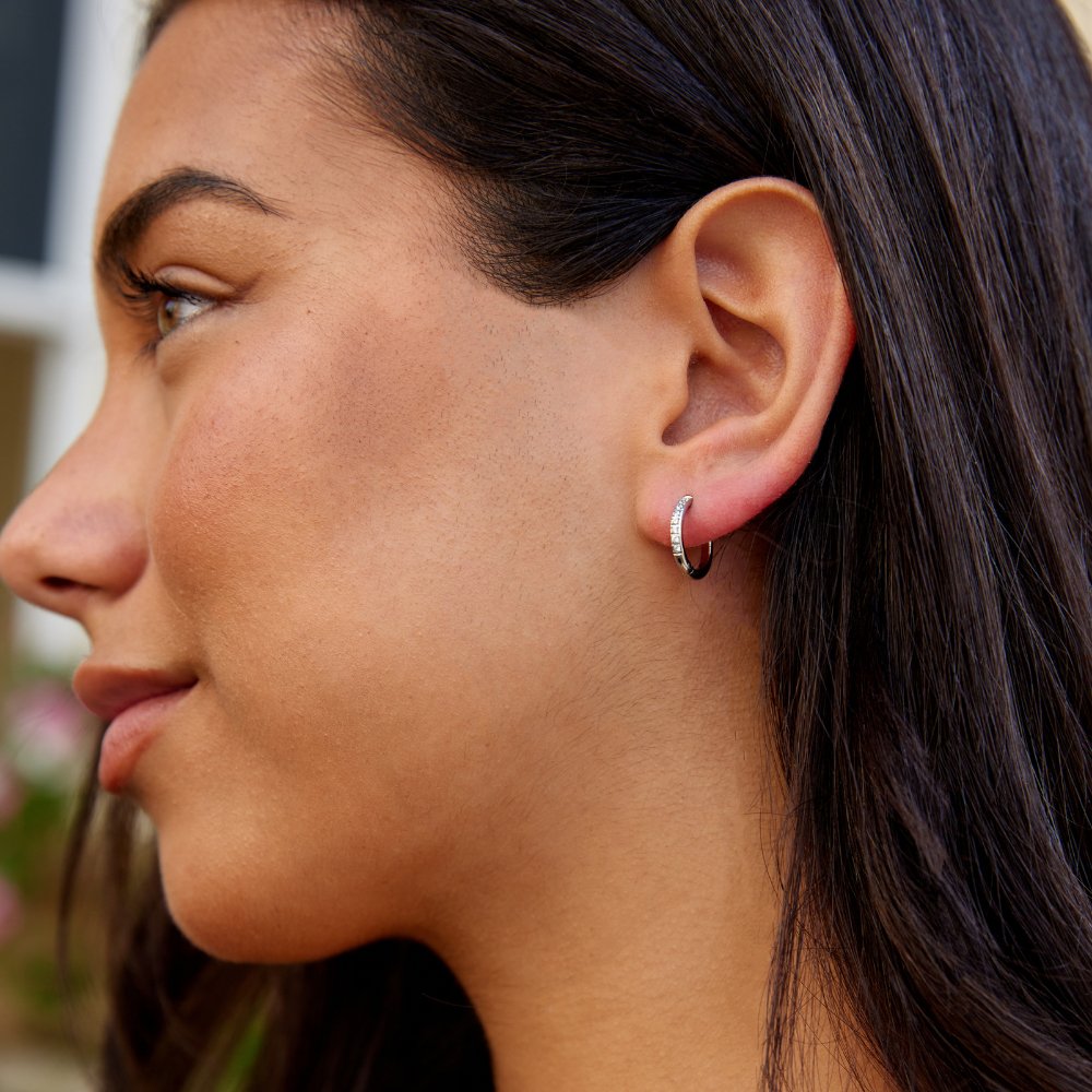 Boucles d'oreilles créoles Éternité