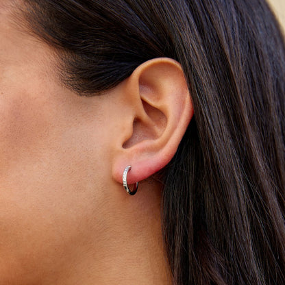 Boucles d'oreilles créoles Éternité