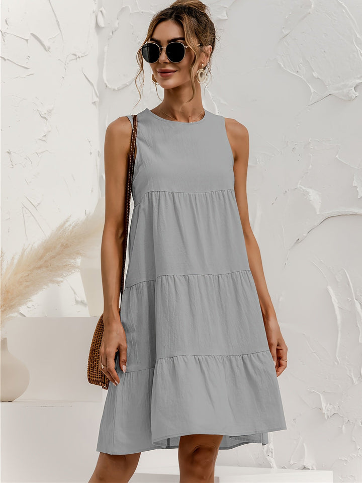 Selena - Robe à Bretelles à Volants