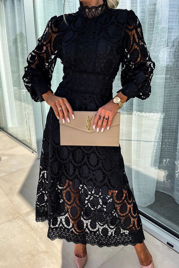 Charlize - Robe en dentelle romantique