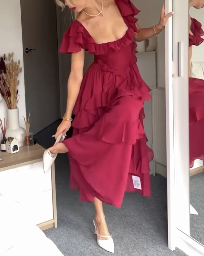 Elisa - Robe à volants