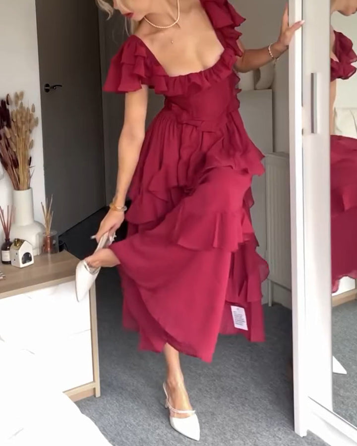 Elisa - Robe à volants