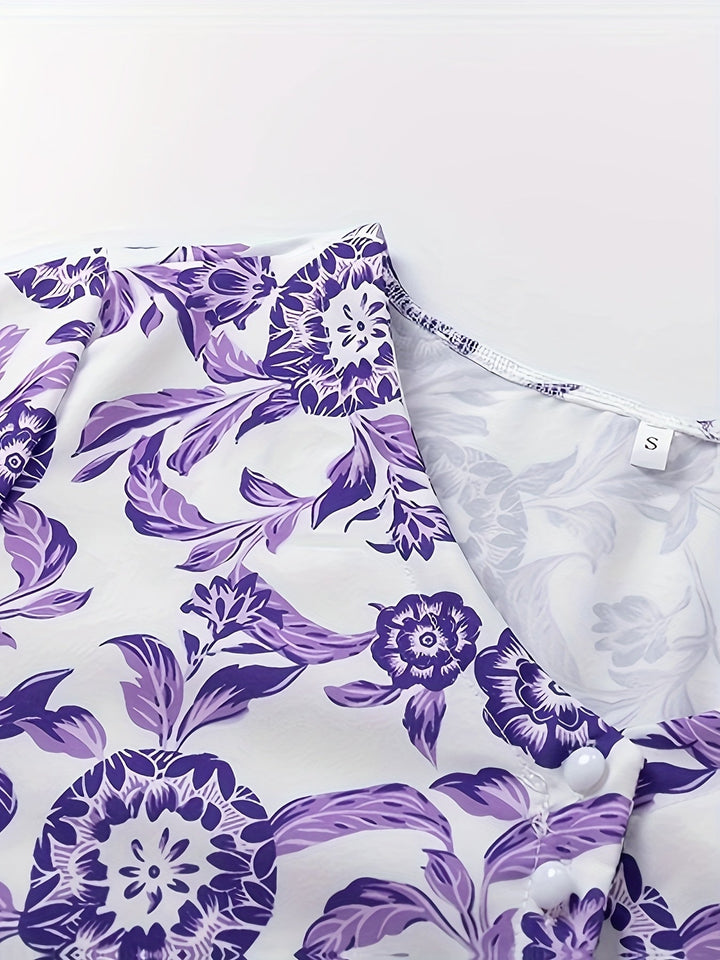 Luna – Robe Florale Élégante
