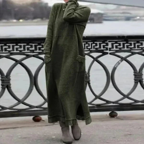 Wafa - Robe Longue Élégante et Confortable