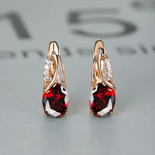 Boucles d’oreilles Veressa Ruberine | Or