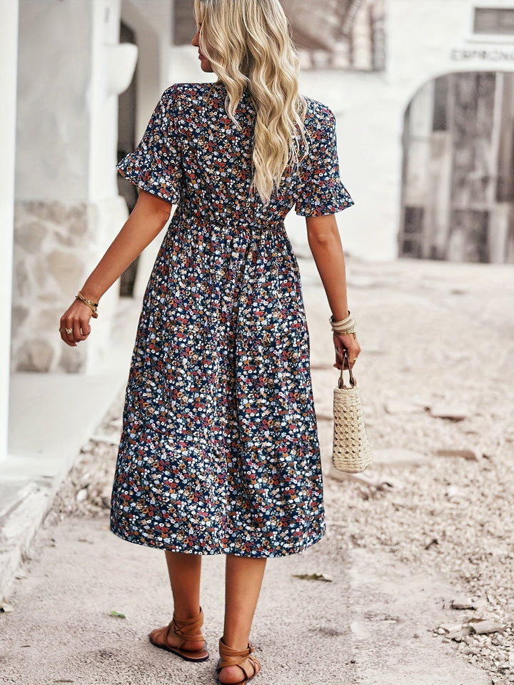 Ariana – Robe Florale Bohémienne
