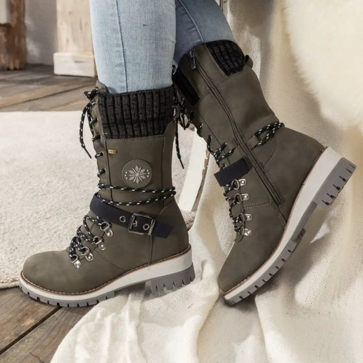 Ava | Bottes d'Hiver Thermiques Imperméables pour Femmes