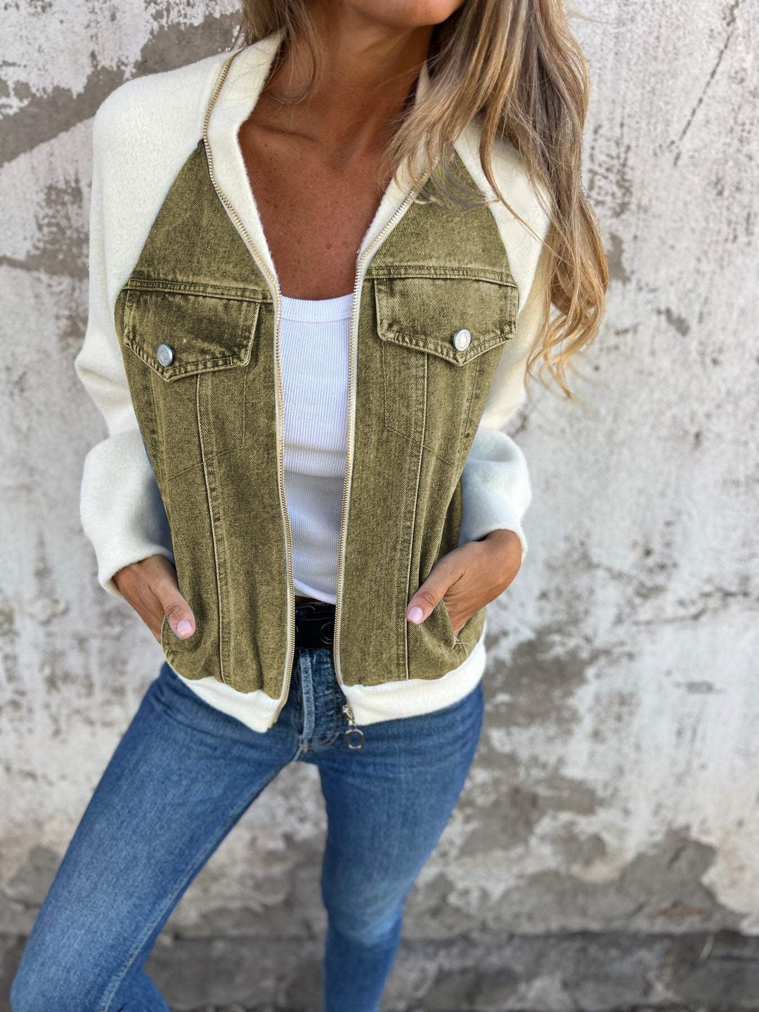 Sarah - Veste en Jean Élégante
