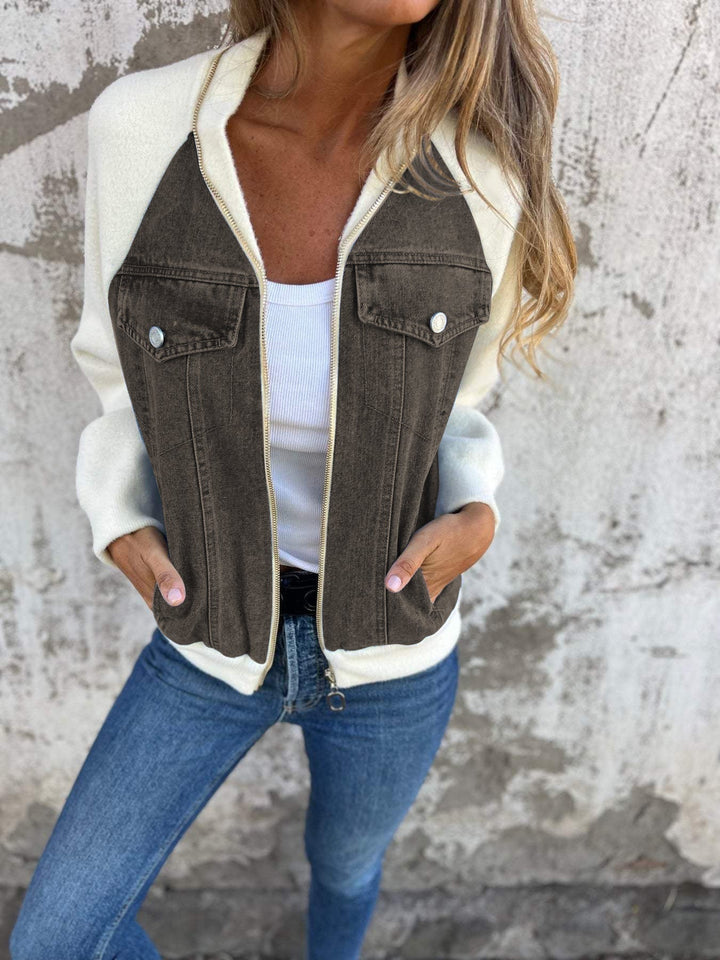 Sarah - Veste en Jean Élégante
