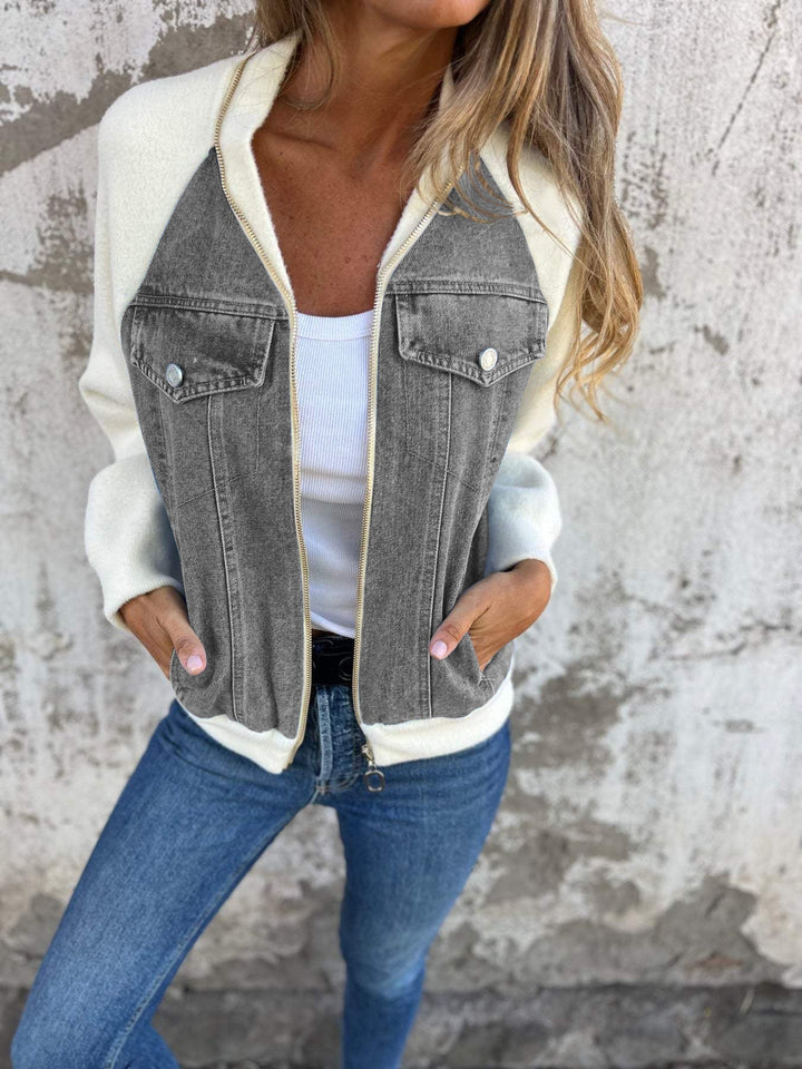 Sarah - Veste en Jean Élégante