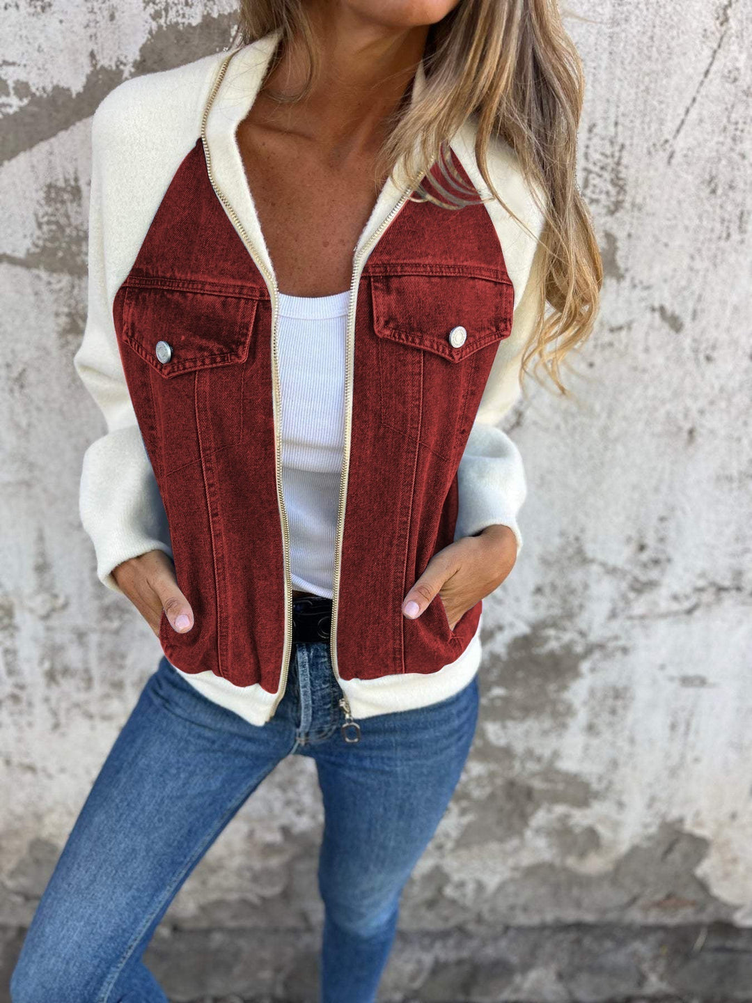 Sarah - Veste en Jean Élégante