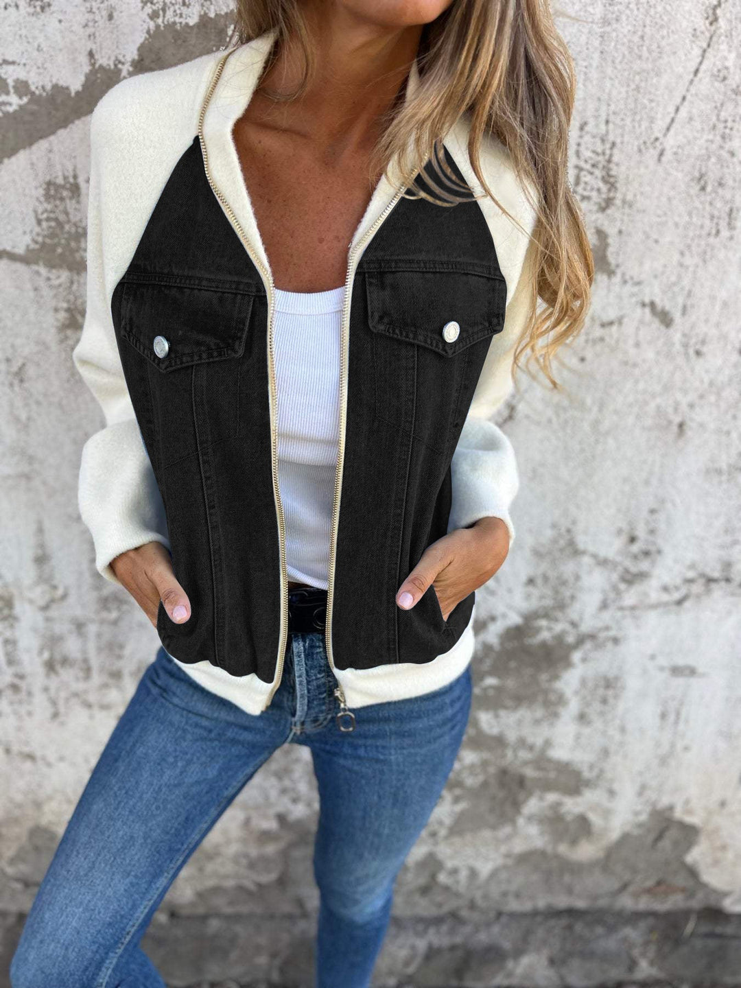 Sarah - Veste en Jean Élégante