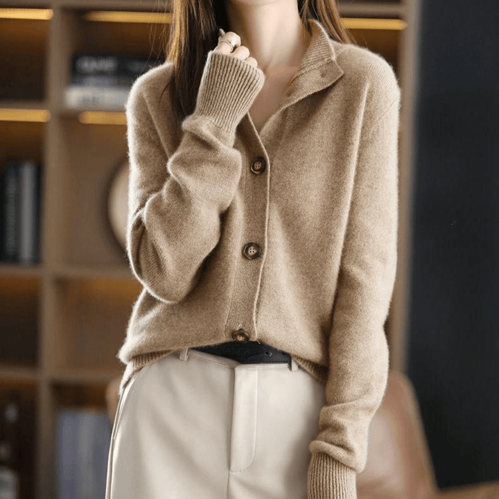 Annie | Gilet en Cachemire Tricoté