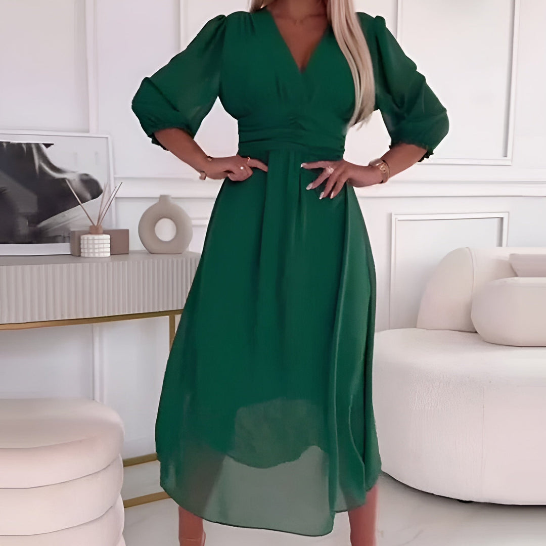 Ana | Robe Enveloppante Élégante
