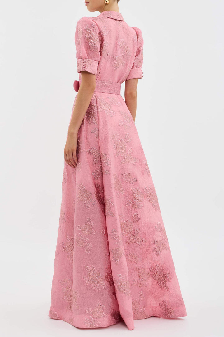 Anabella | Robe à Manches Bouffantes Courtes