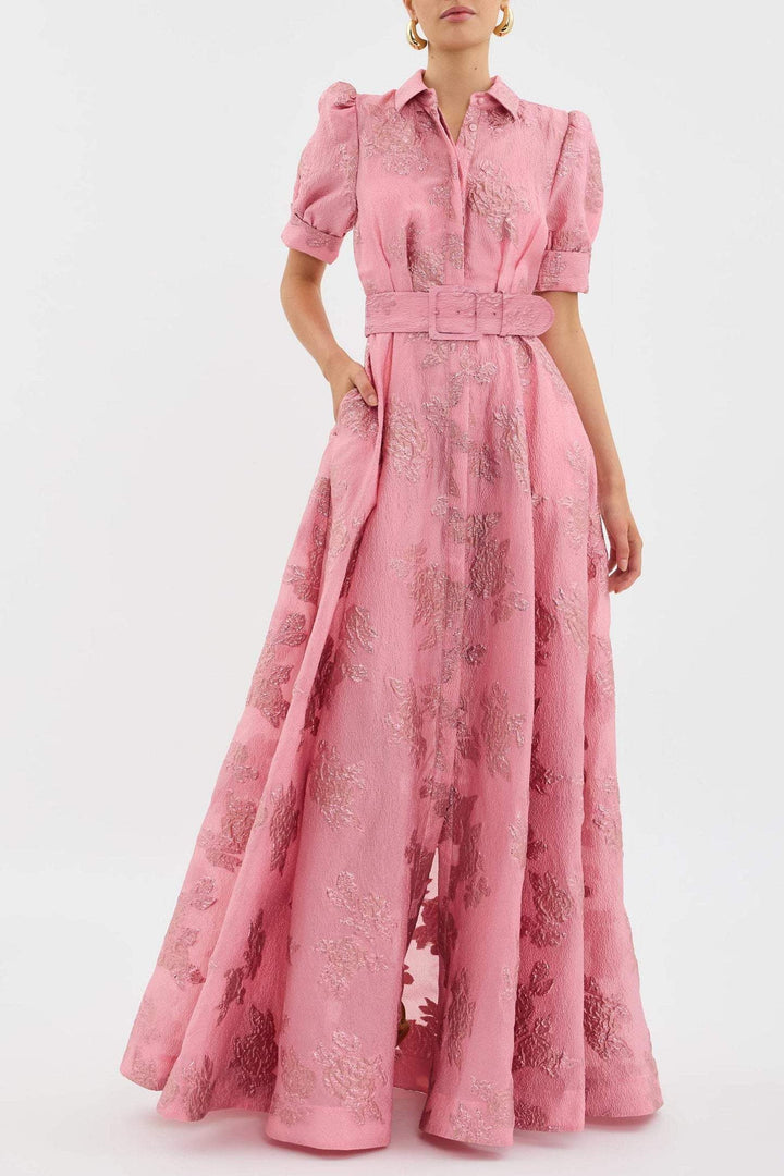 Anabella | Robe à Manches Bouffantes Courtes