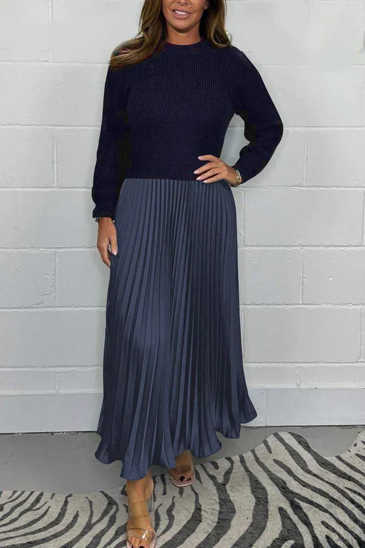 Claire | Élégant Robe Pull 2-en-1