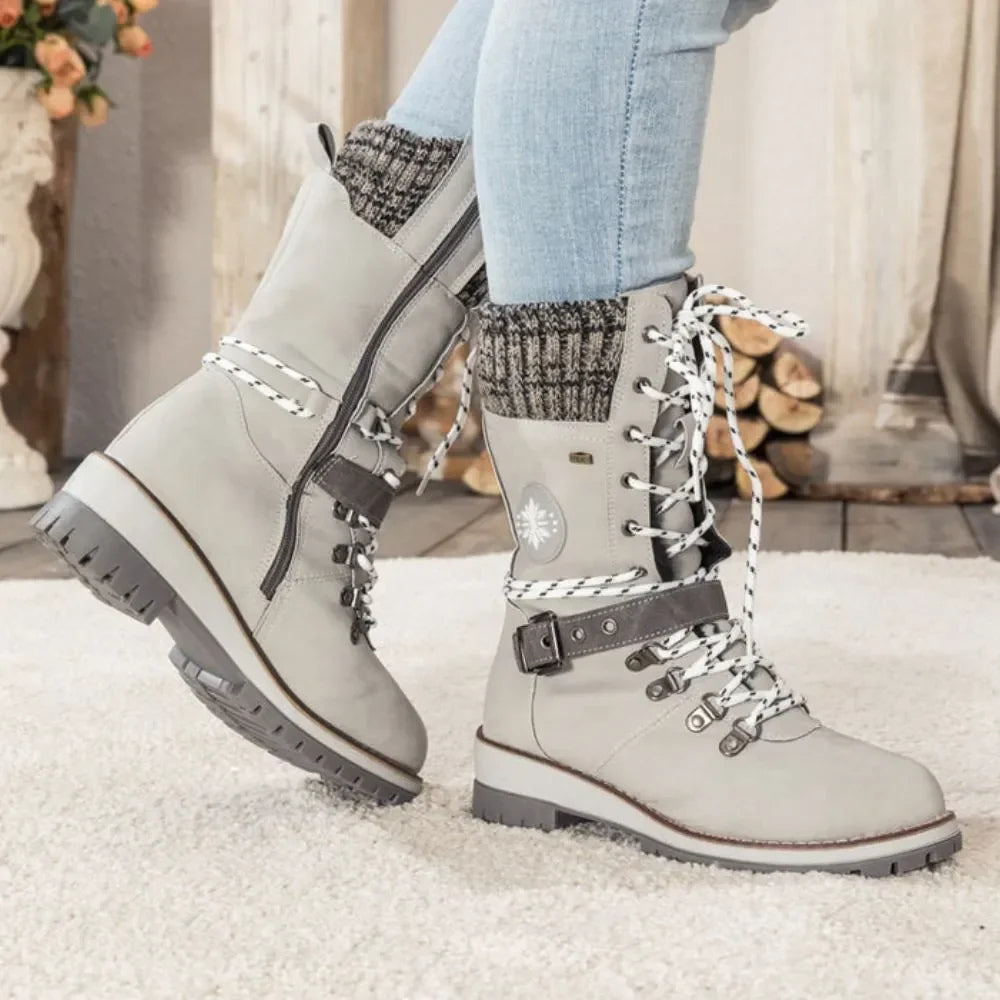 Ava | Bottes d'Hiver Thermiques Imperméables pour Femmes
