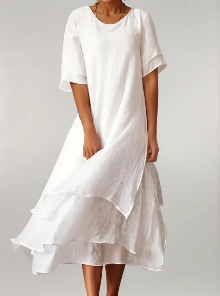 Abigail™ - Robe à Col V Irregulier