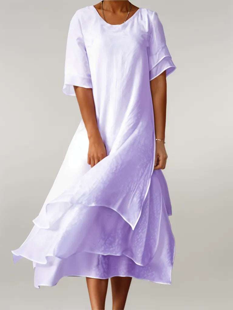 Abigail™ - Robe à Col V Irregulier