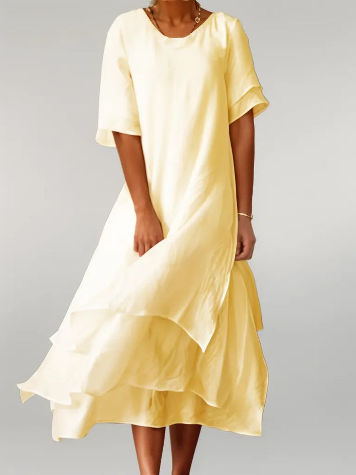 Abigail™ - Robe à Col V Irregulier