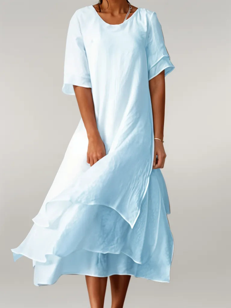 Abigail™ - Robe à Col V Irregulier
