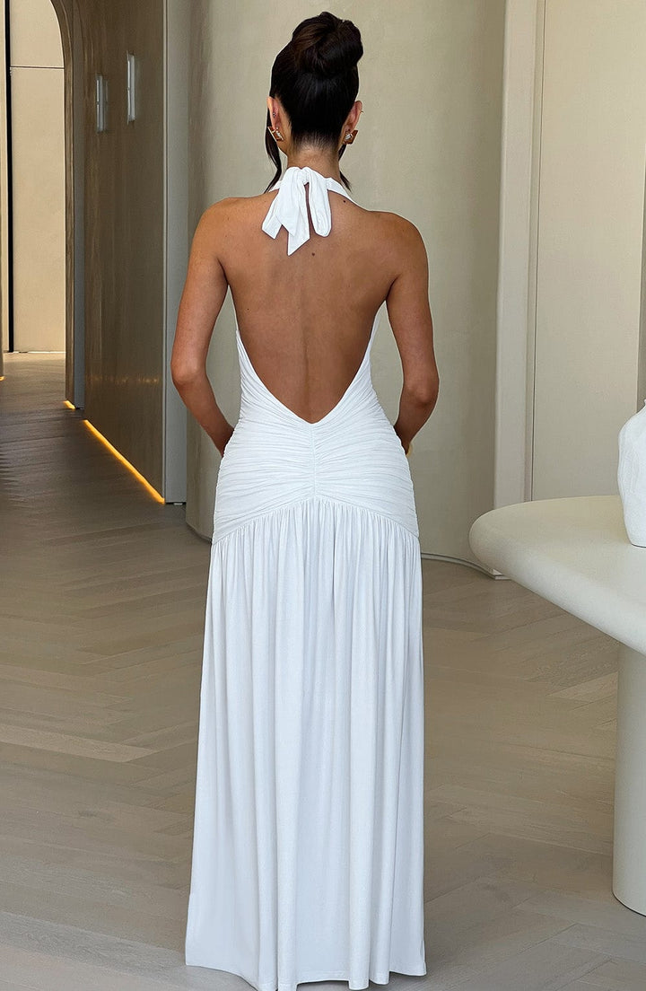 Bellisia - Robe Maxi Dos Nu avec Fente