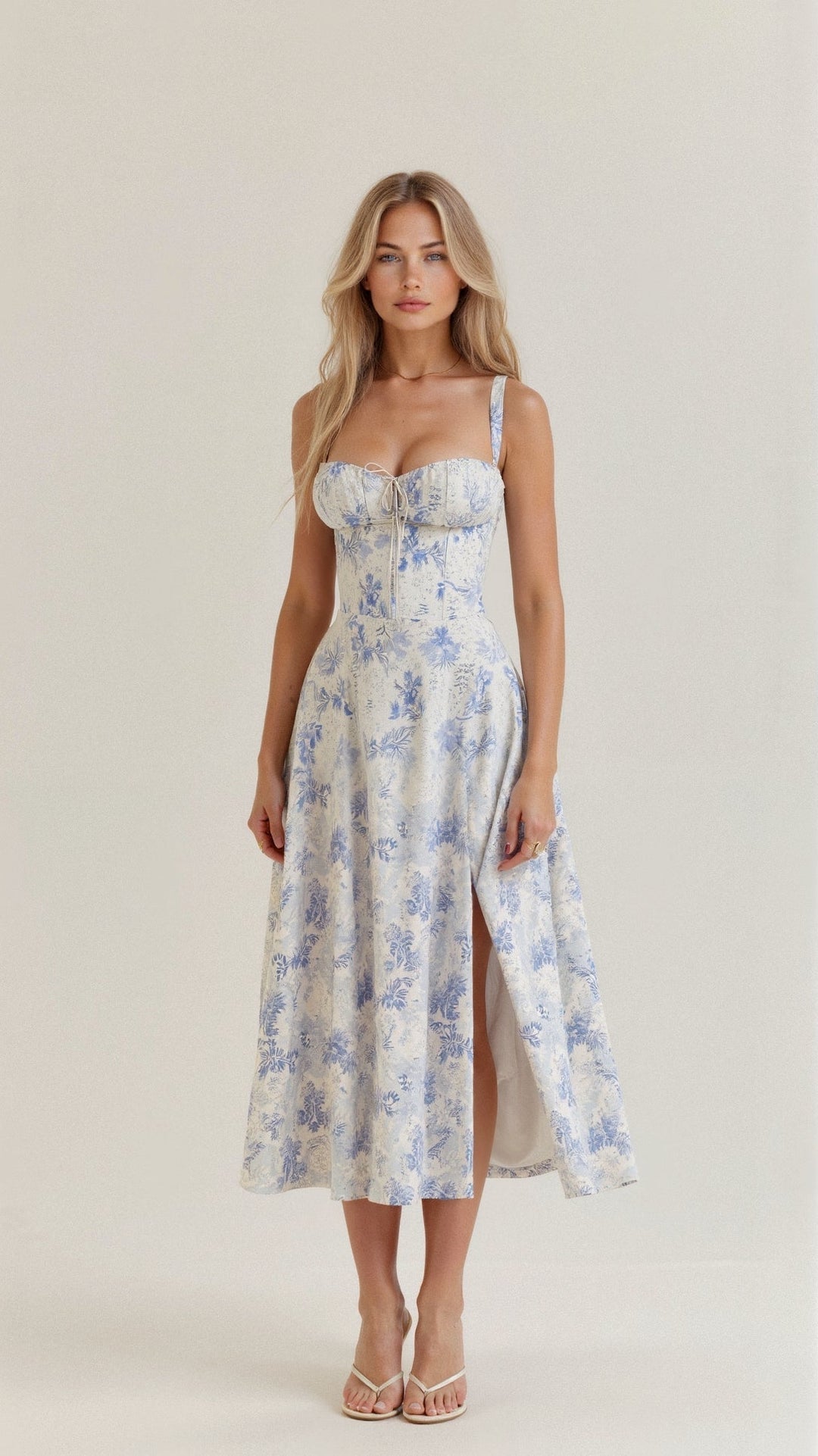 Alina | Robe Élégante à Taille – Flatteuse & Chic