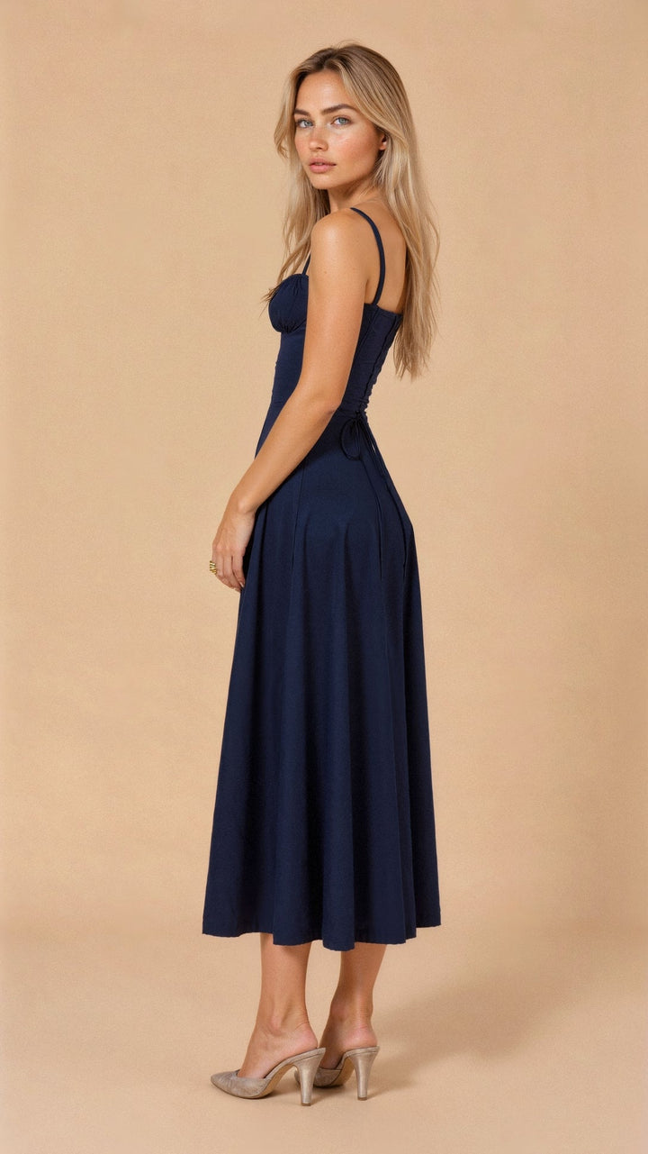 Alina | Robe Élégante à Taille – Flatteuse & Chic