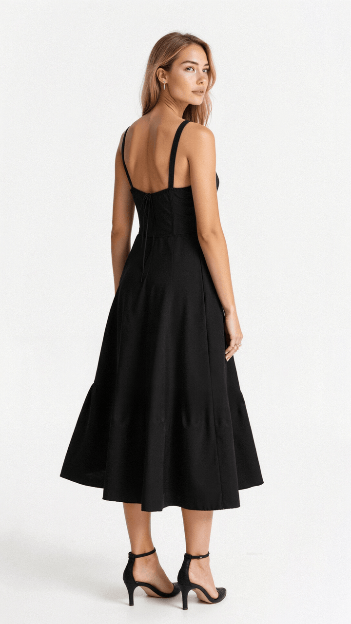 Alina | Robe Élégante à Taille – Flatteuse & Chic