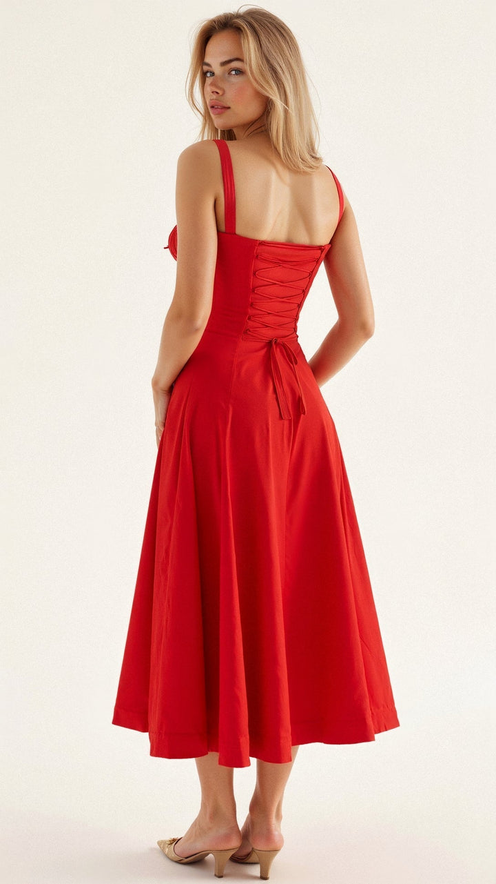 Alina | Robe Élégante à Taille – Flatteuse & Chic