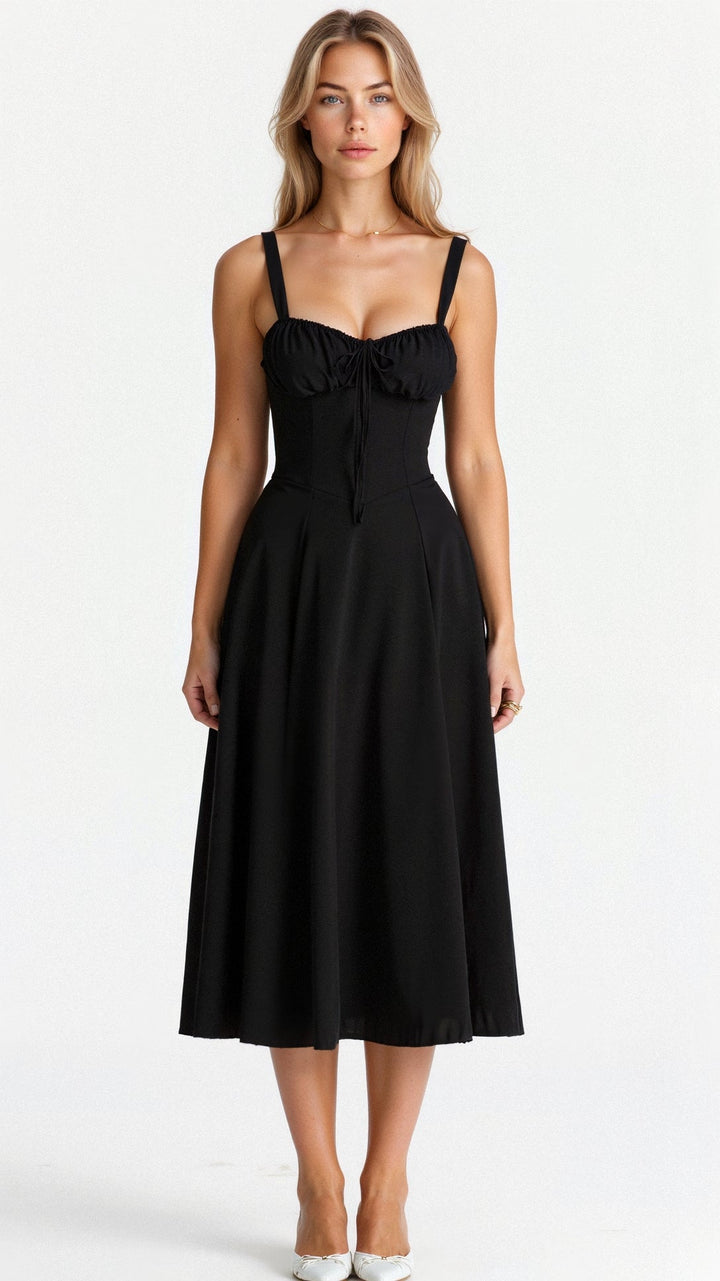 Alina | Robe Élégante à Taille – Flatteuse & Chic