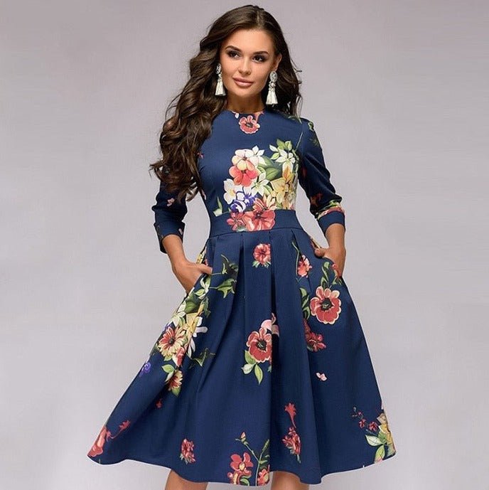 SIBYLLE I ROBE FLORALE ÉLÉGANTE
