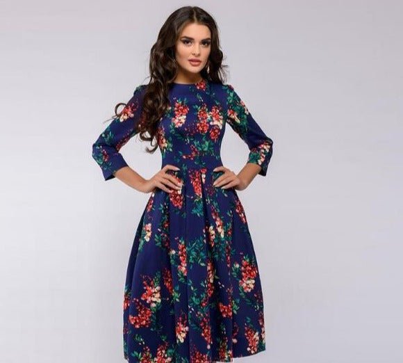 SIBYLLE I ROBE FLORALE ÉLÉGANTE
