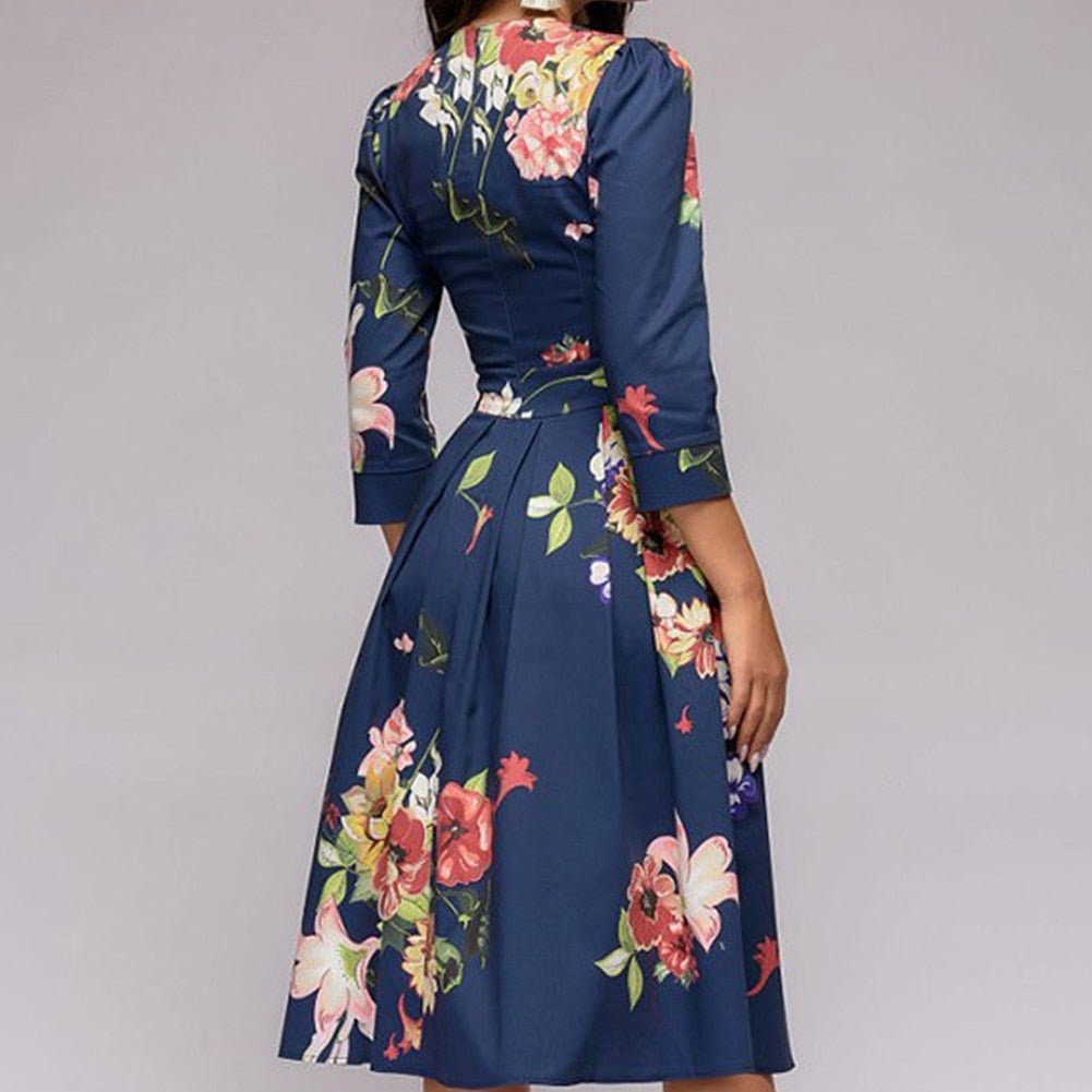 SIBYLLE I ROBE FLORALE ÉLÉGANTE