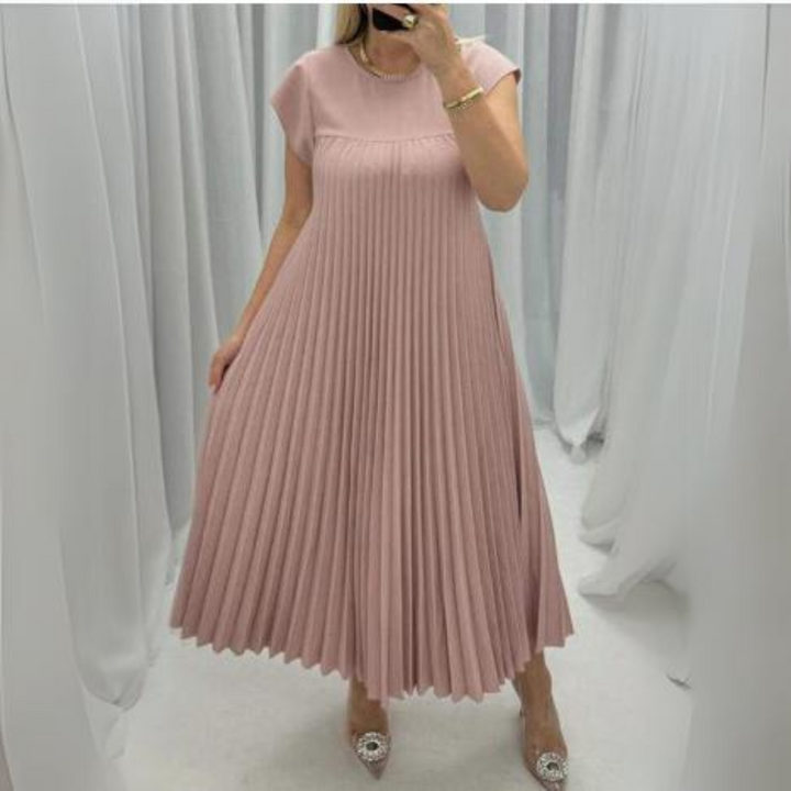 Seline® | Robe Plissée Légère et Fraîche