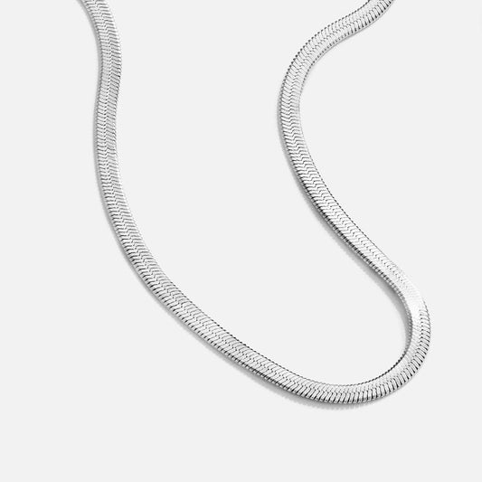 Collier en argent chaîne serpent Sarya
