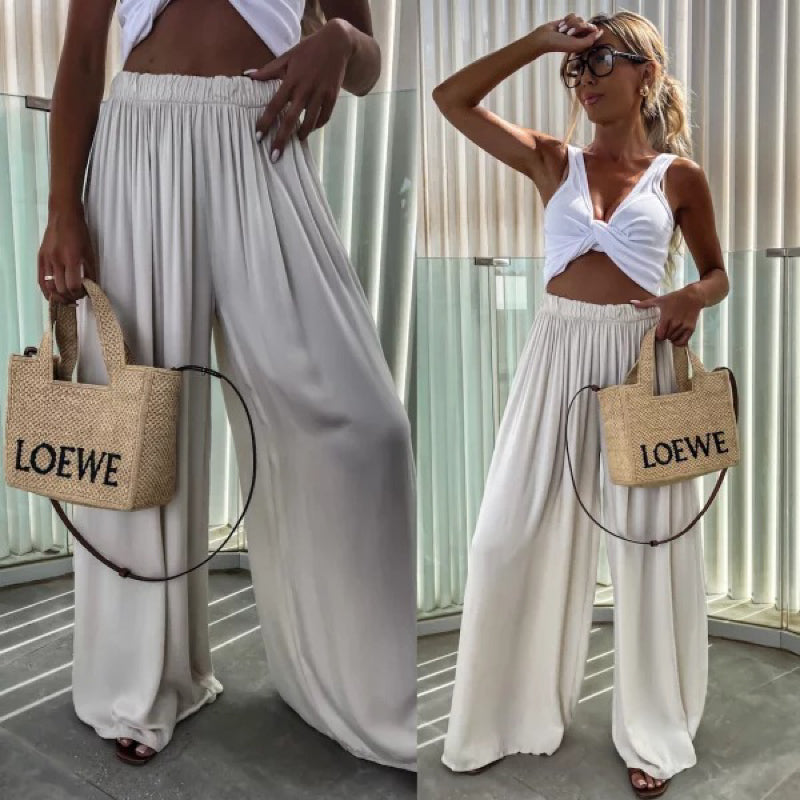 Anora - pantalon large élégant