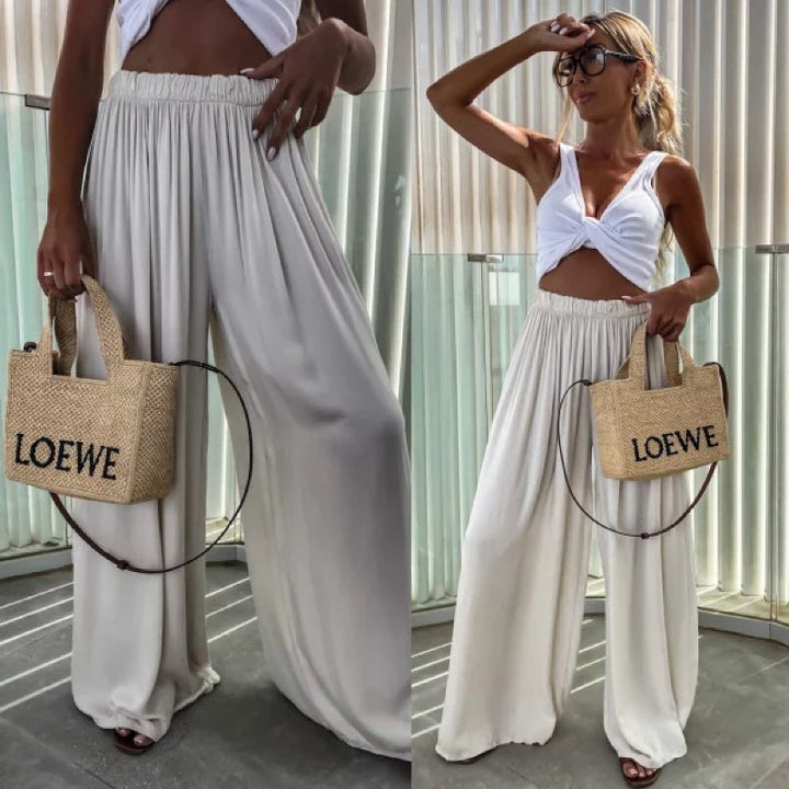 Anora - pantalon large élégant