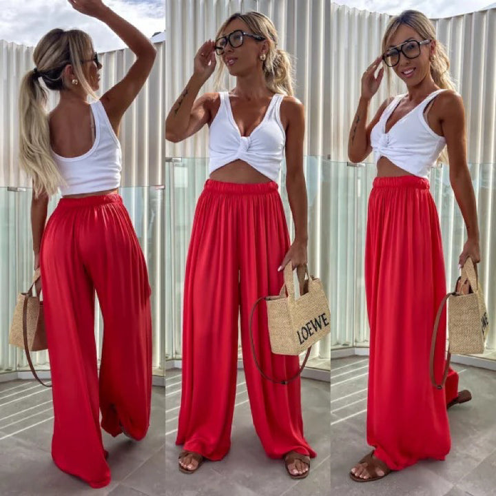 Anora - pantalon large élégant