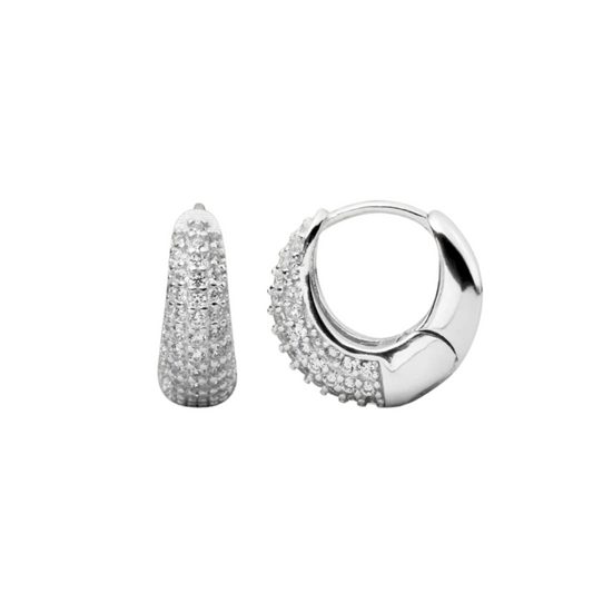 Jules Mini Boucles | Or Blanc