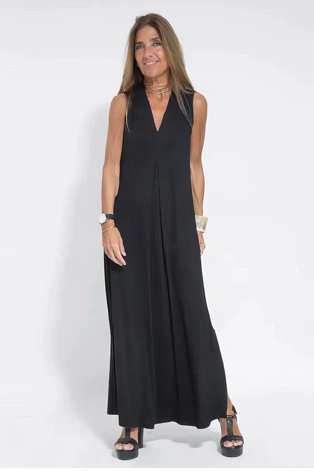 Elli | Robe longue élégante + cardigan assorti en CADEAU