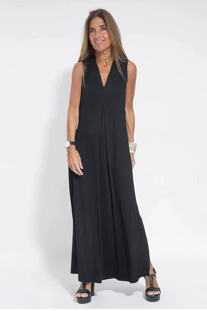 Elli | Robe longue élégante + cardigan assorti en CADEAU