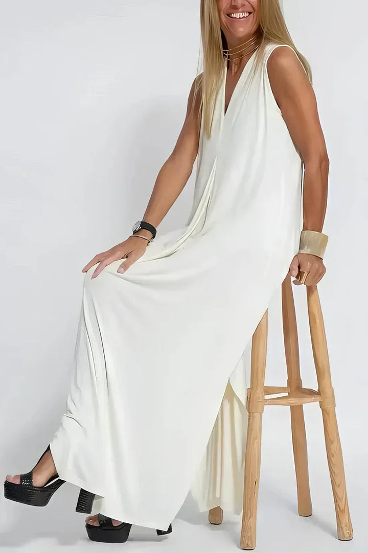 Elli | Robe longue élégante + cardigan assorti en CADEAU